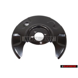 Original VW Lamination Brake Disc Cover Plate Shield Rear Left - 191615611