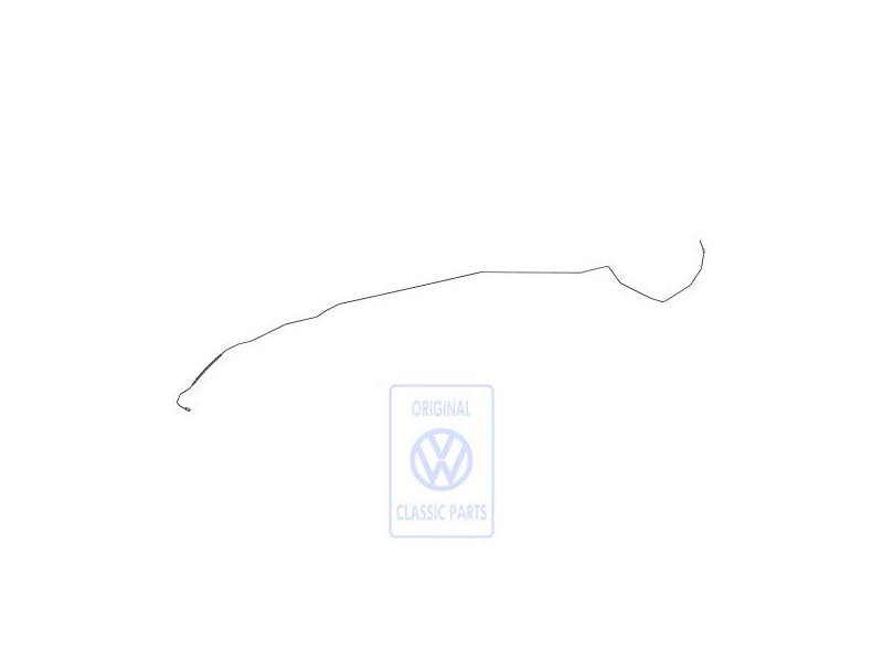 Original VW Brake Pipe From Hydraulics To Brake Hose - 1J0614741N