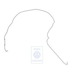 Original VW Brake Pipe From Hydraulics To Brake Hose - 1J0614742H