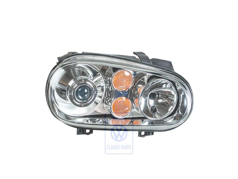 Original VW Halogen Twin Headlights For Gas Discharge Bulb - 1J2941018E