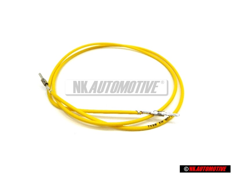 Original VW 2 Set Single Wires Each With 2 Contacts - 000979132E