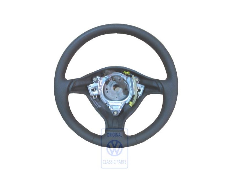 Original VW Sports Steering Wheelleather Black/Red - 1J0419091AENWB