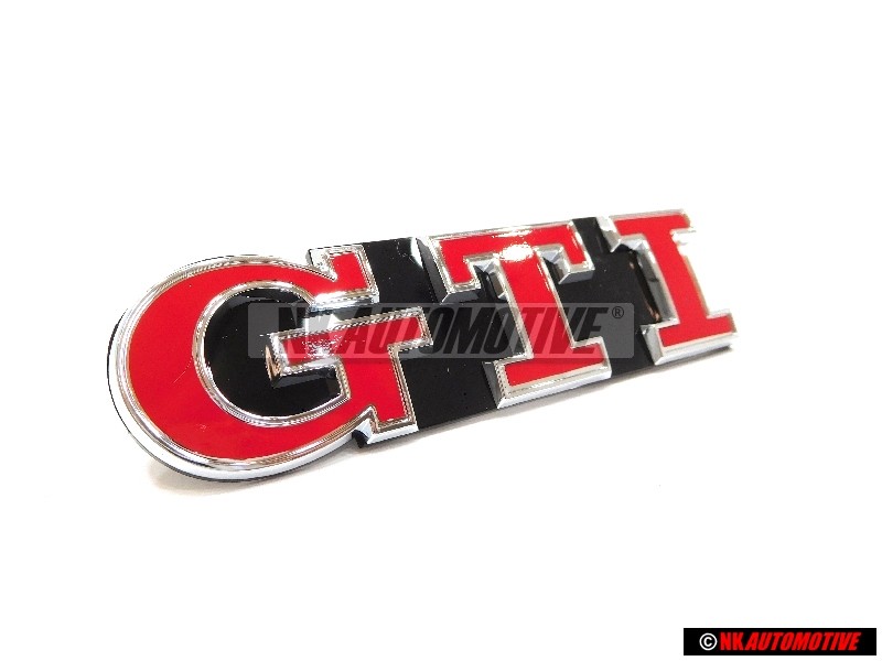 Original VW GTI Front Grill Badge Emblem Red - 5G0853679AGKRR