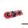 Original VW GTI Front Grill Badge Emblem Red - 5G0853679AGKRR