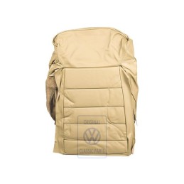 Original VW Backrest Cover (Leather) Bedouin (Brown) - 155881801AE8VX