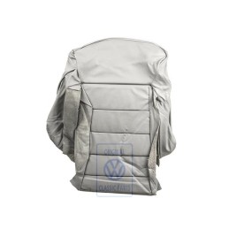 Original VW Backrest Cover Leather Slate Grey - 155881801AE9DX