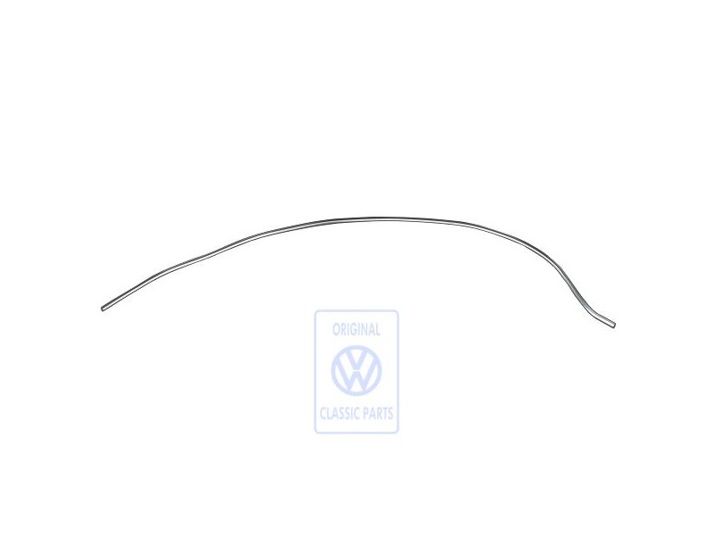 Original VW Molding For Door Black/Chrome - 533853516A GX4