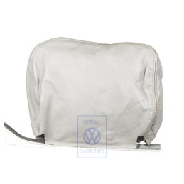 Original VW Head Restraint Cover (Leather) Slate (Grey) - 155881921 9DX
