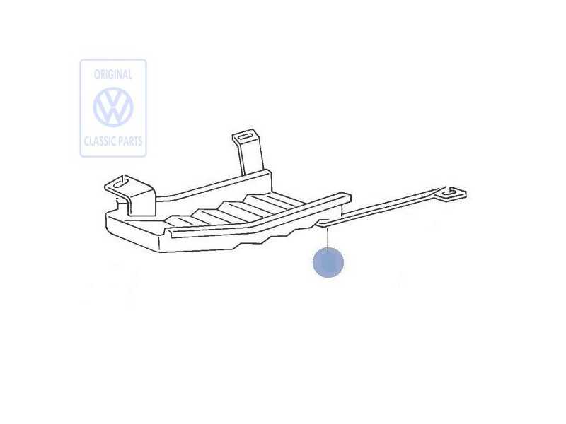 Original VW Guard Plate - 533253731A