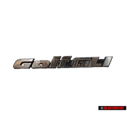 Original VW GOLF GLI Rear Badge Emblem Brushed Silver - 191853687R GX2