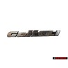 Original VW GOLF GLI Rear Badge Emblem Brushed Silver - 191853687R GX2