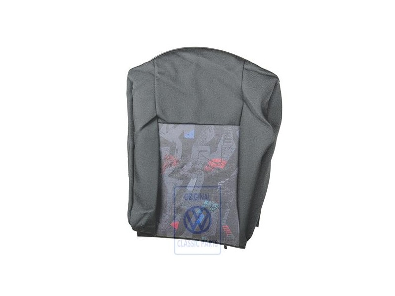 Original VW Backrest Cover (Fabric) Black - 1H0885805CKFNY