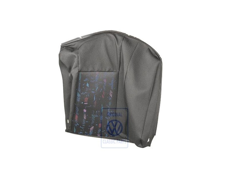 Original VW Backrest Cover (Fabric) Black - 1H0885806BHDTL