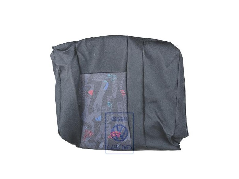 Original VW Backrest Cover (Fabric) Black - 1H0885806BHFNY
