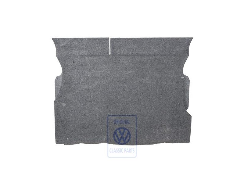 Original VW Luggage Comp. Floor Covering Black - 1H6863463C 4AY