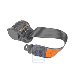 Original VW Three-Point Safety Belt Satin Black - 1H9857806B B41