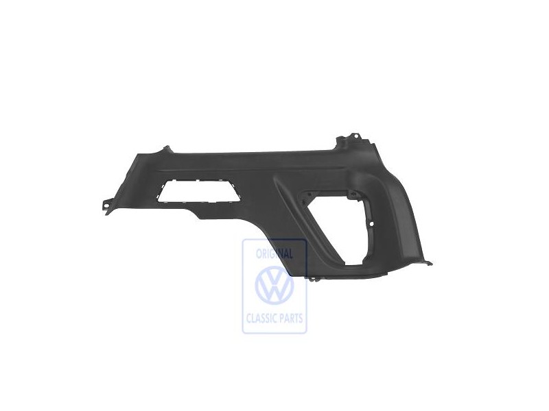Original VW Luggage Compartment Trim Satin Black - 1H9867430A B41