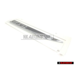 Original VW GTD Side Badge Emblem Chrome Black - 5G0853688BBCMT