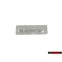 Original Audi Sign 'Caution' High Voltage Turn Off Engine - 8K0010520D