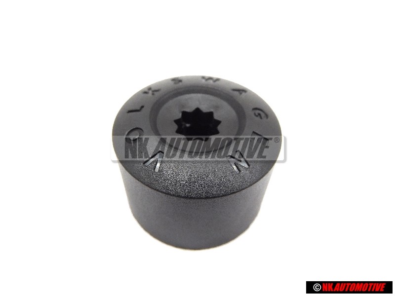 Original VW Cap - Wheel Bolt Satin Black - 3C0601173 9B9