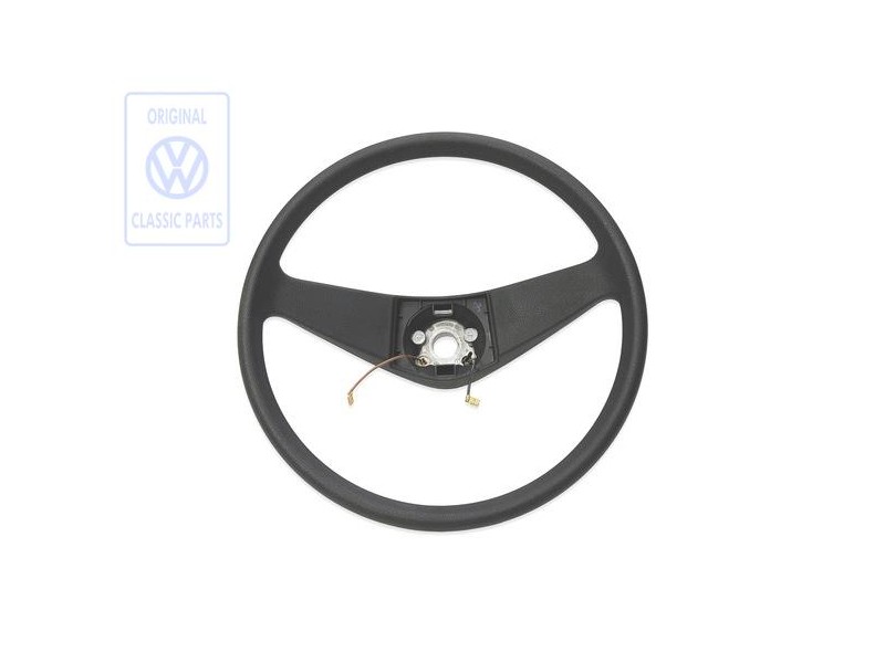 Original VW Steering Wheel Satin Black - 867419091K 01C