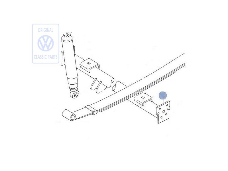 Original VW Rear Axle Beam - 147501011B
