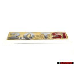 Original VW 2.0 TSI Rear Badge Emblem Chrome Red - 1Q0853675S GQF