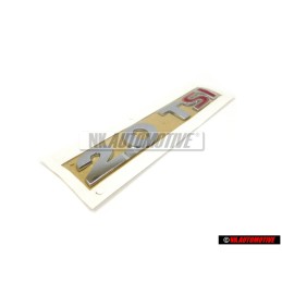 Original VW 2.0 TSI Rear Badge Emblem Chrome Red - 1Q0853675S GQF
