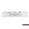 Original Audi Rings Front Grill Badge Emblem Chrome - 8T0853605