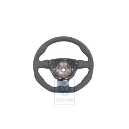 Original VW Mult.Steering Wheel Leather Anthracite/Aluminium - 1K0419091BBRZR