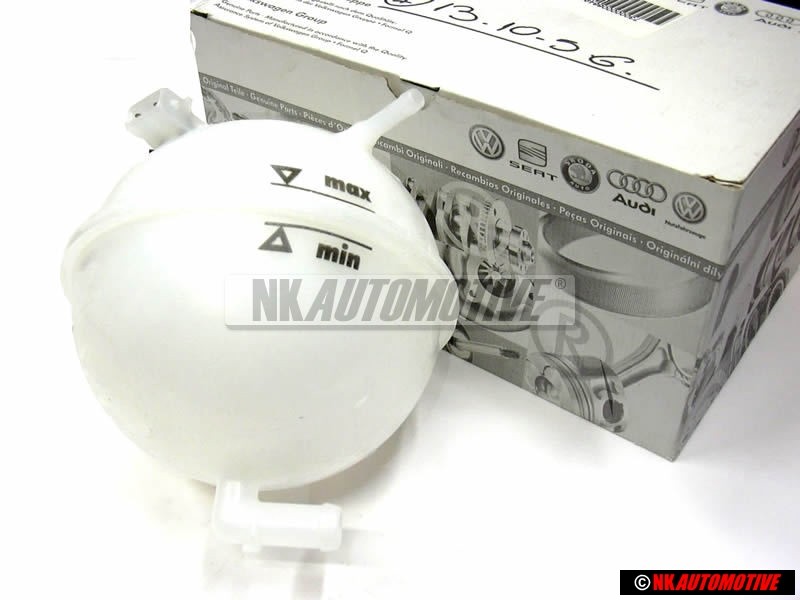Original VW Coolant Expansion Bottle Tank - 1H0121407A