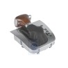 Original VW Gear Shift Cover Black/Walnut/Aluminium - 1K2713203AKWHC