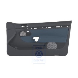 Original VW Door Panel Trim (Cloth) Anthracite/Universe Blue - 1K3867012AMRDK