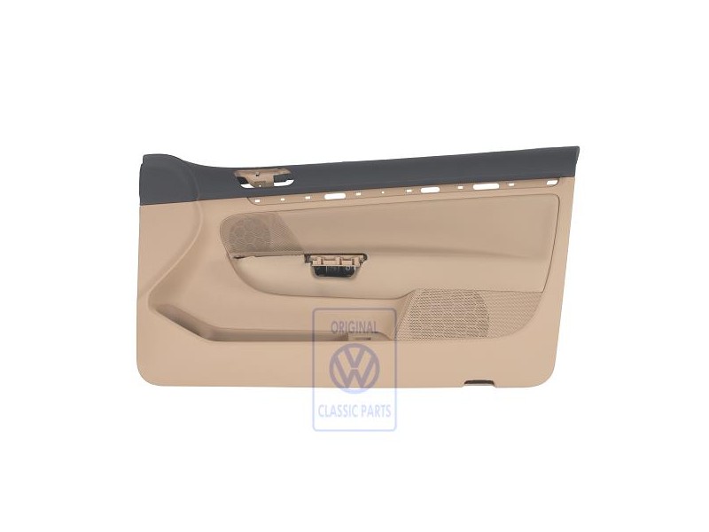 Original VW Door Panel Trim (Cloth) Anthracite/Pure Beige - 1K3867012ANRDE