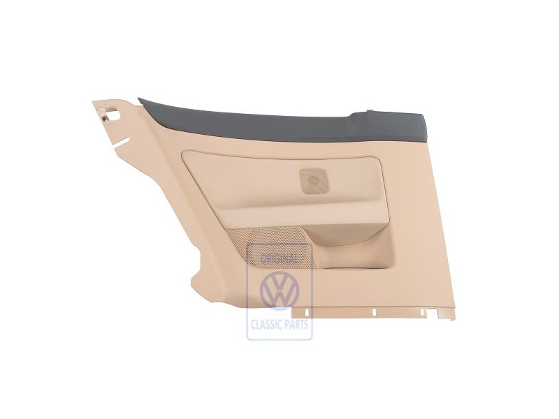 Original VW Side Trim (Fabric) Anthracite/Pure Beige - 1K3867043ABRDE
