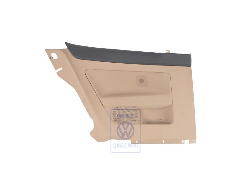 Original VW Side Trim (Fabric) Anthracite/Pure Beige - 1K3867043ABRDH