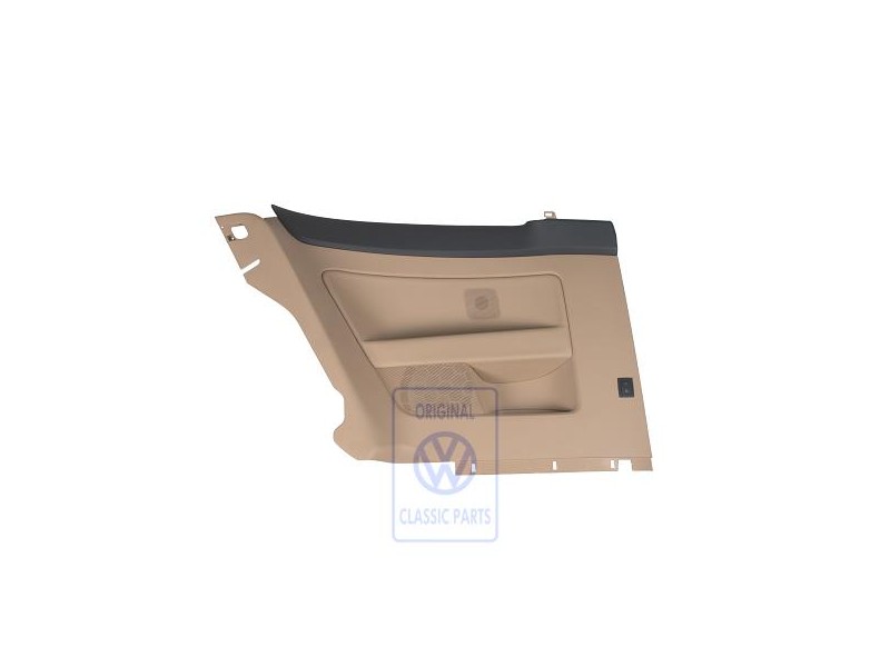 Original VW Side Trim (Leatherette) Anthracite/Pure Beige - 1K3867043AKRDQ