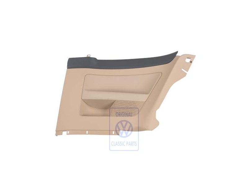 Original VW Side Trim (Fabric) Anthracite/Pure Beige - 1K3867044BBRDE