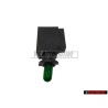 Original VW Bulb Carrier With Bulb Green - 357919243A K25
