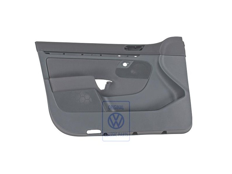 Original VW Door Panel Trim (Cloth) Titanium Black/Anthracite - 1K4867011FDTRS