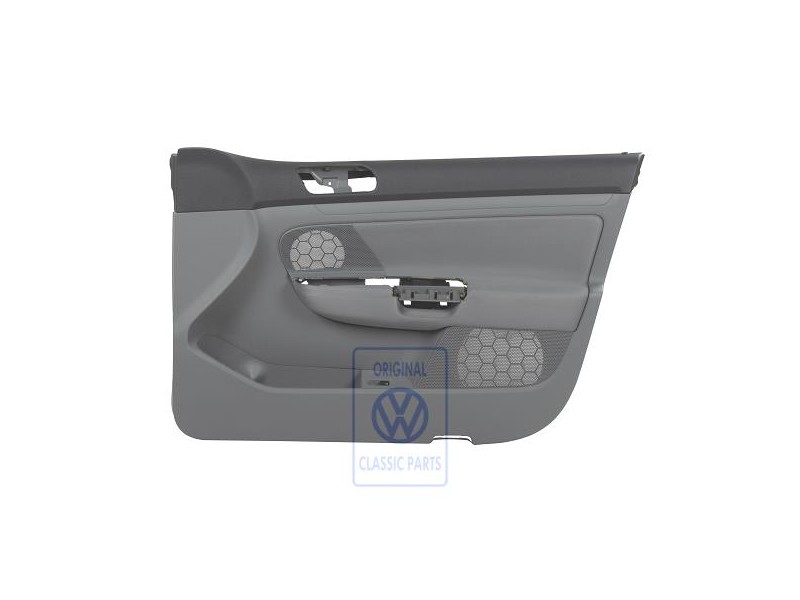 Original VW Door Panel Trim (Cloth) Anthracite/Artgrey - 1K4867012DARDB