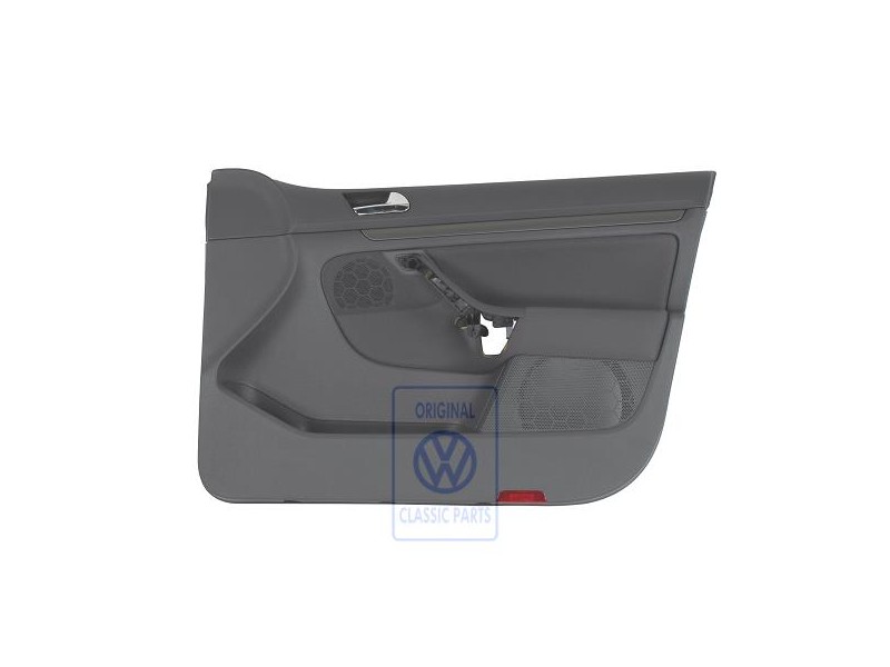 Original VW Door Panel Trim (Cloth) Anthracite - 1K4867012DBRDC