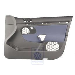 Original VW Door Panel Trim (Cloth) Anthracite/Universe Blue - 1K4867012DBRDK