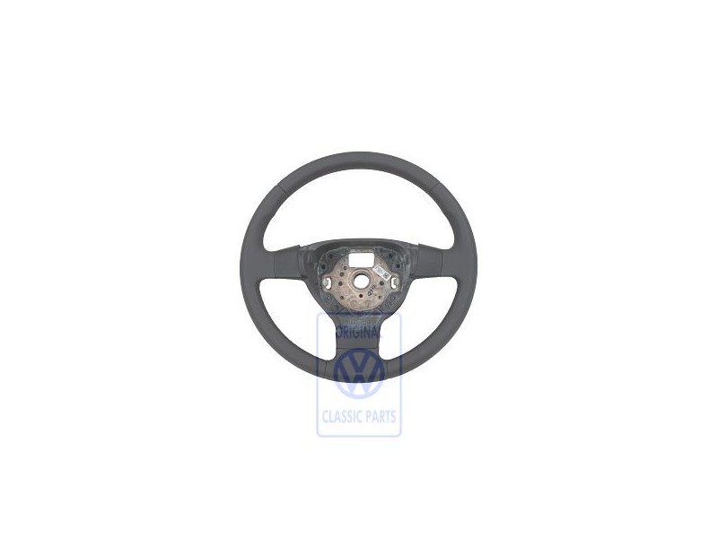 Original VW Steering Wheel (Leather) Anthracite - 1K0419091M 7B4