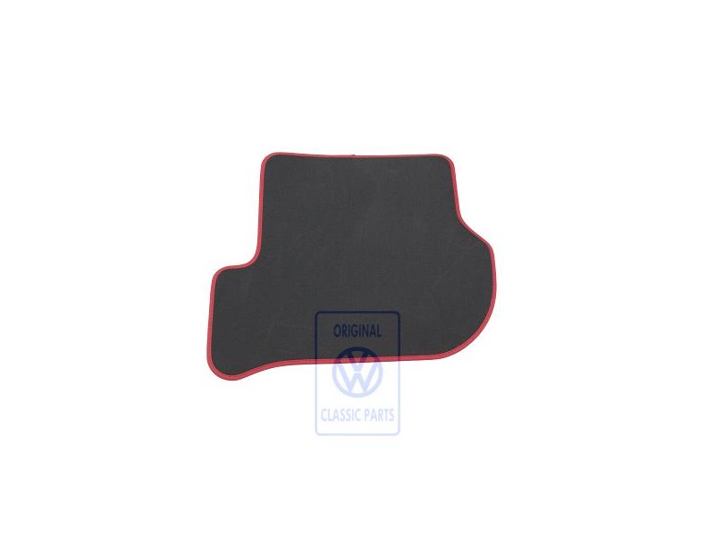 Original VW Floor Mat Anthracite/Flash Red - 1K0864451B WNS