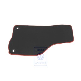 Original VW Floor Mat Black/Tropical Orange - 1K1864436E WNA