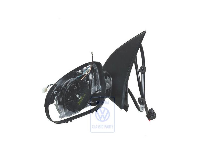 Original VW Exterior Mirror Housing Satin Black - 1K1857507A 9B9