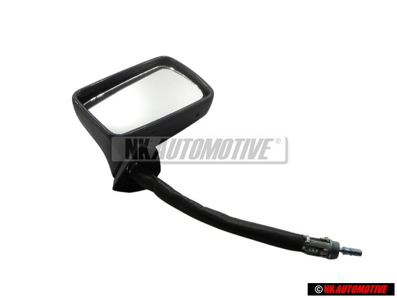 Original VW Exterior Mirror Flat Adjustable From Inside Black - 171857502F 01C
