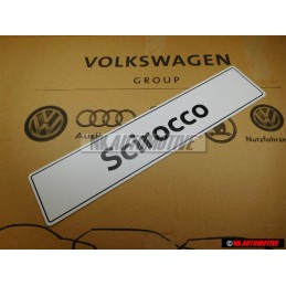 Original VW Scirocco Number Plate (Self-Adhesive) - 1K8071801B