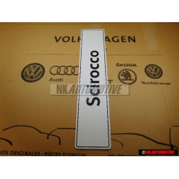 Original VW Scirocco Number Plate (Self-Adhesive) - 1K8071801B